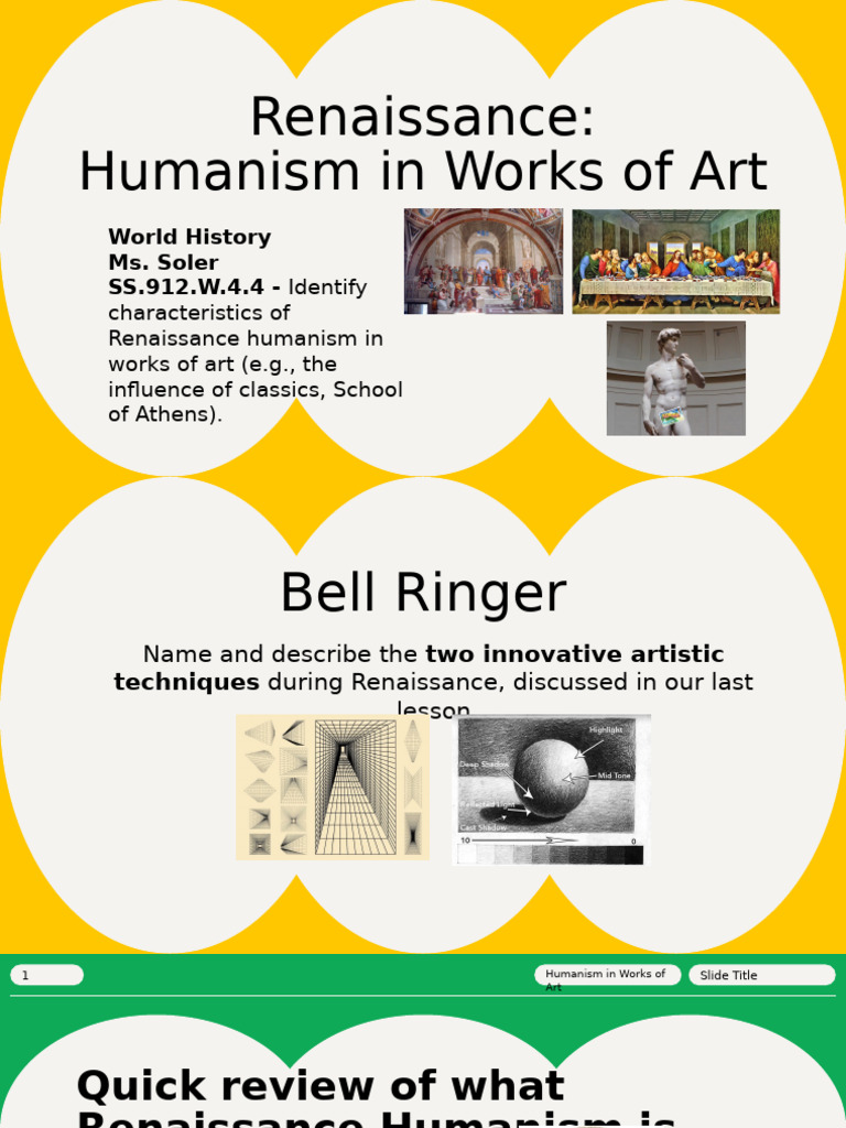 Renaissance Humanism in Art Explained | PDF | Humanism | Renaissance