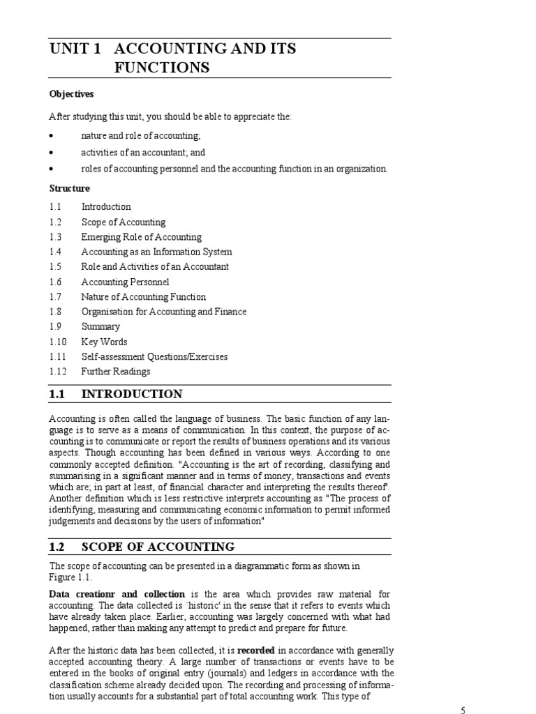 Understanding Accounting Functions | PDF | Accounting | Internal Audit