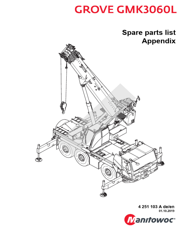 Parts Manual-Spare Parts List - 4 251 103 A en 20191001 ANHANG ENU