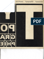 Typographie - A Manual of Design - Emil Ruder