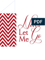 Valentine Never Let Me Go Print-Berry Red