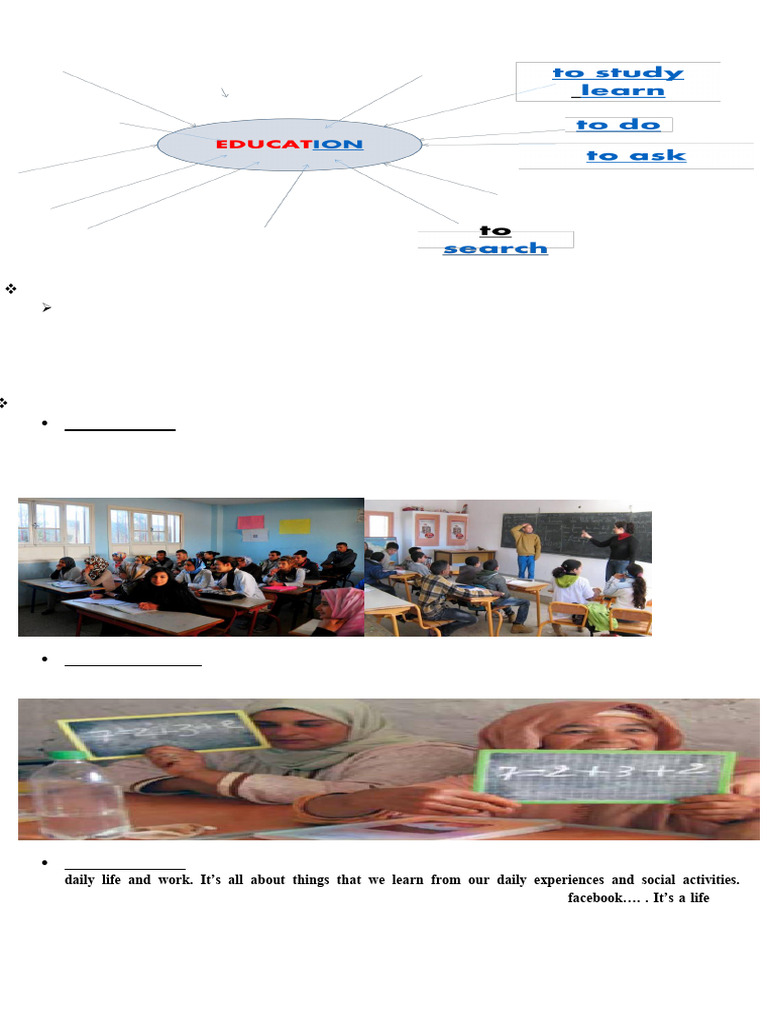 Forms of Education Explained | PDF | Schools | Cognition