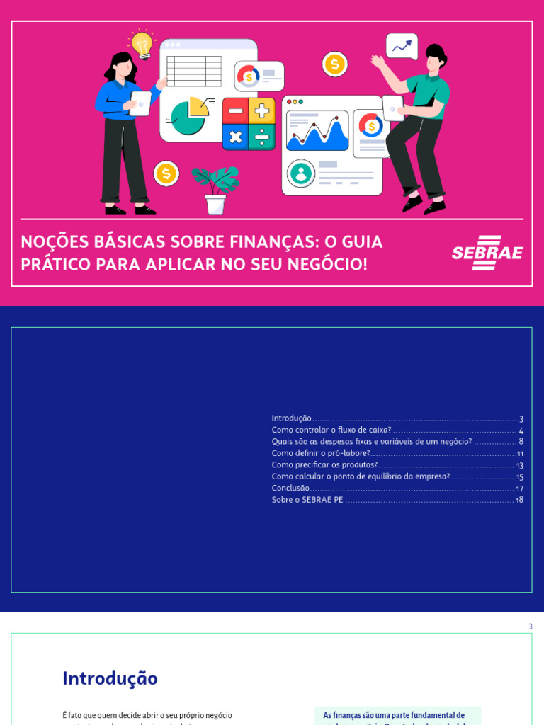 Guia Prático de Finanças para Negócios | PDF | Fluxo de caixa | Despesa