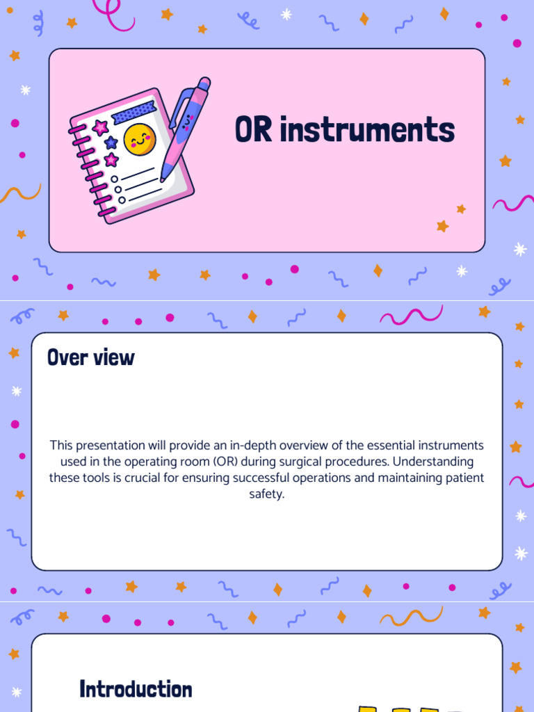 Or Instruments | PDF | Surgery | Clinical Medicine