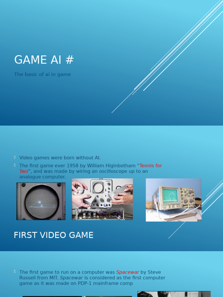 GAI2 BASIC Ai-Ameenul | PDF | Video Games | Artificial Intelligence