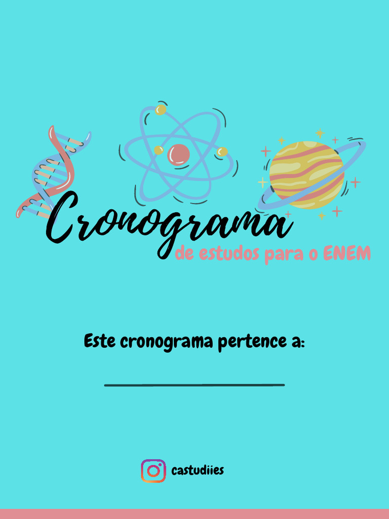 Cronograma de Estudos para o ENEM | PDF | Química | Eletricidade