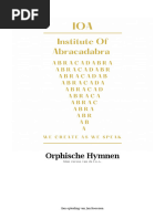 IoA Orphische Hymnes