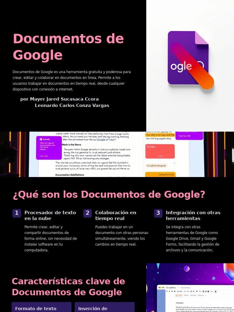 Crear tu primer documento en Documentos de Google visual data 8