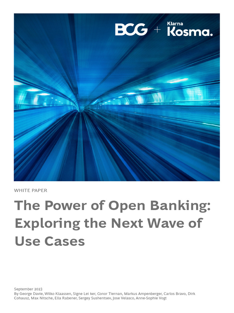 The Power of Open Banking 1694526935 | PDF | Credit Card | Banks