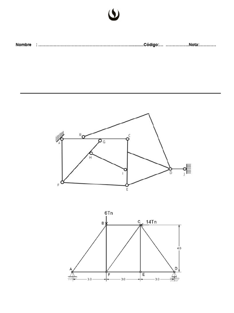 Práctica Calificada de Análisis Estructural | PDF | Tecnología
