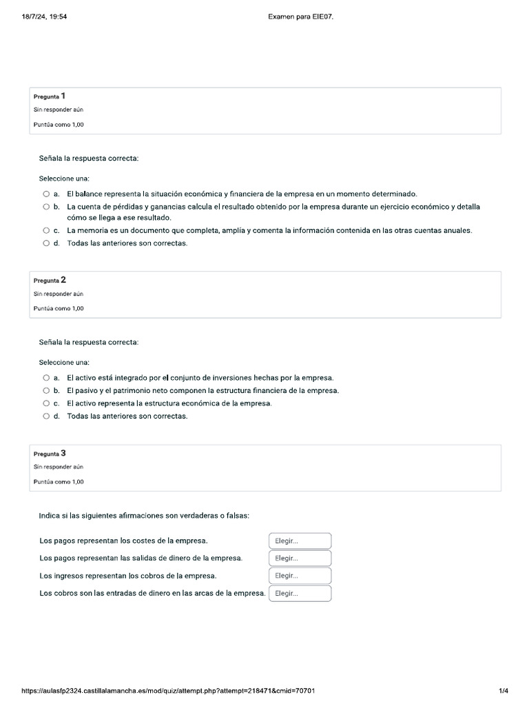 Examen Tema 7 | PDF