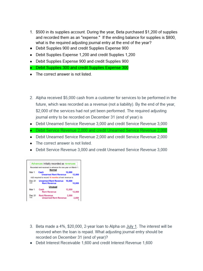 Adjusting Journal Entries Explained | PDF | Debits And Credits | Expense