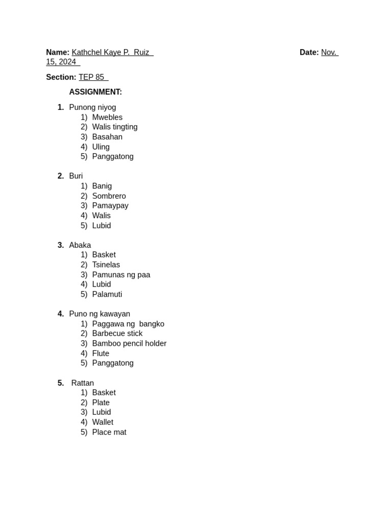 Assignment SSC | PDF