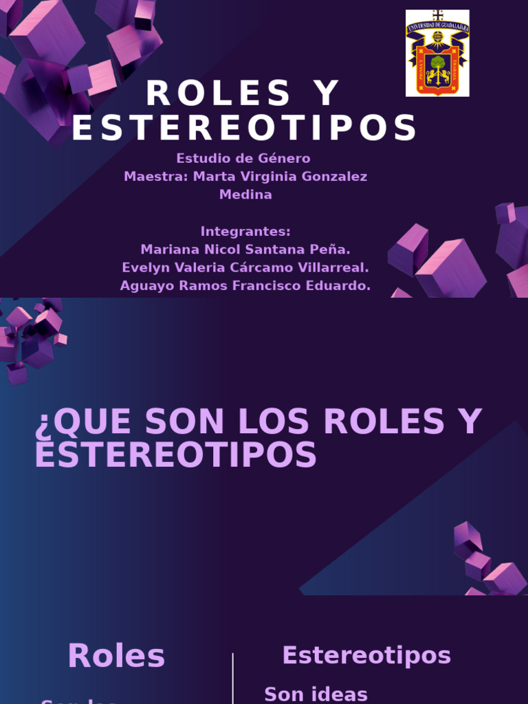 Roles y Estereotipos de Género en México | PDF | Estereotipos | Mujer