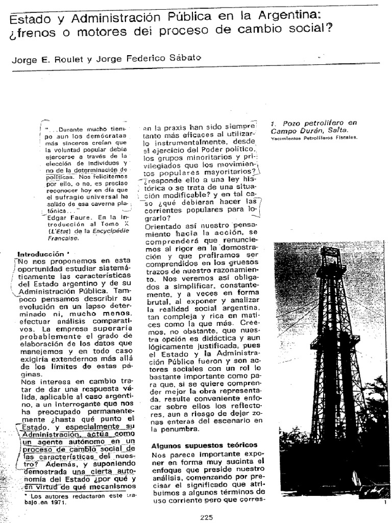 Sábato y Roulet | PDF