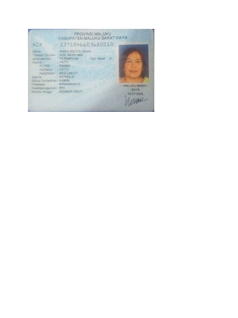 KTP Maria | PDF