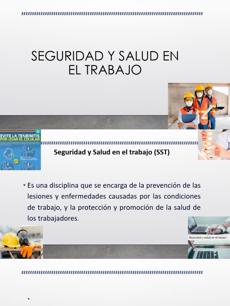 Seguridad y Salud en El Trabajo | PDF | Seguridad y salud ocupacional
