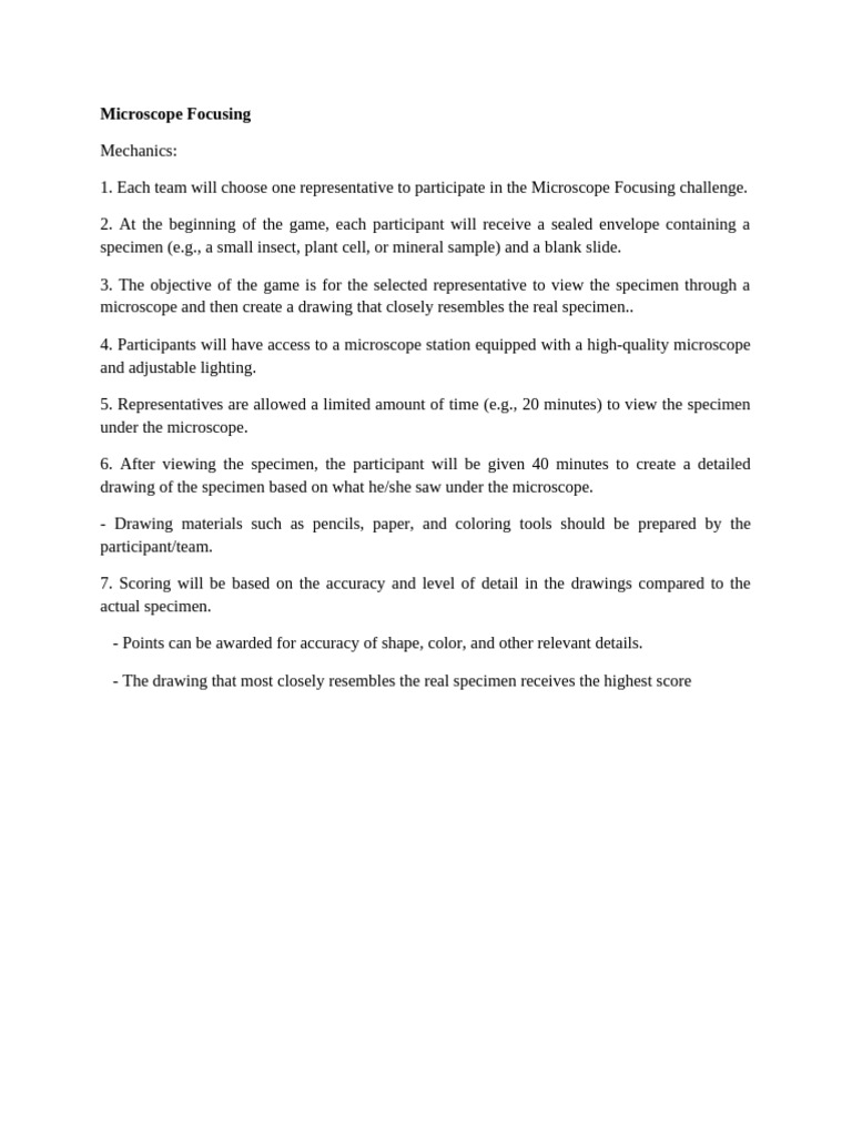 Microscope Focusing Mechanics | PDF