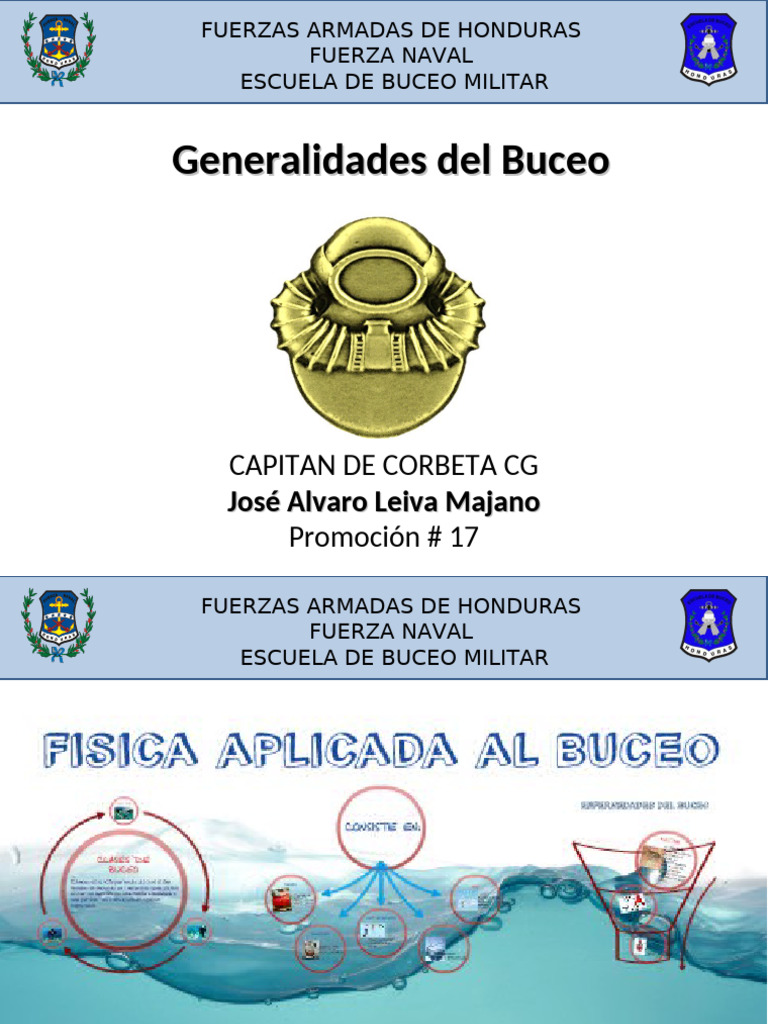 Fundamentos de Física para Buceo Militar | PDF | Buceo bajo el agua ...