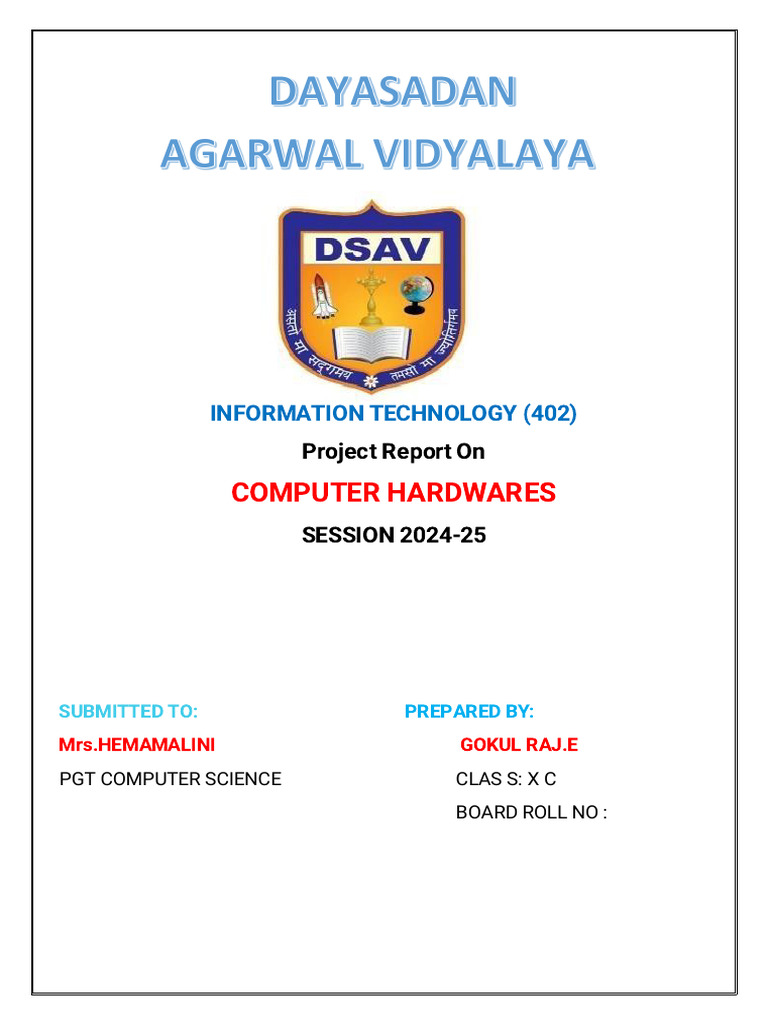 Information Technology (402) : Computer Hardwares | PDF | Databases ...