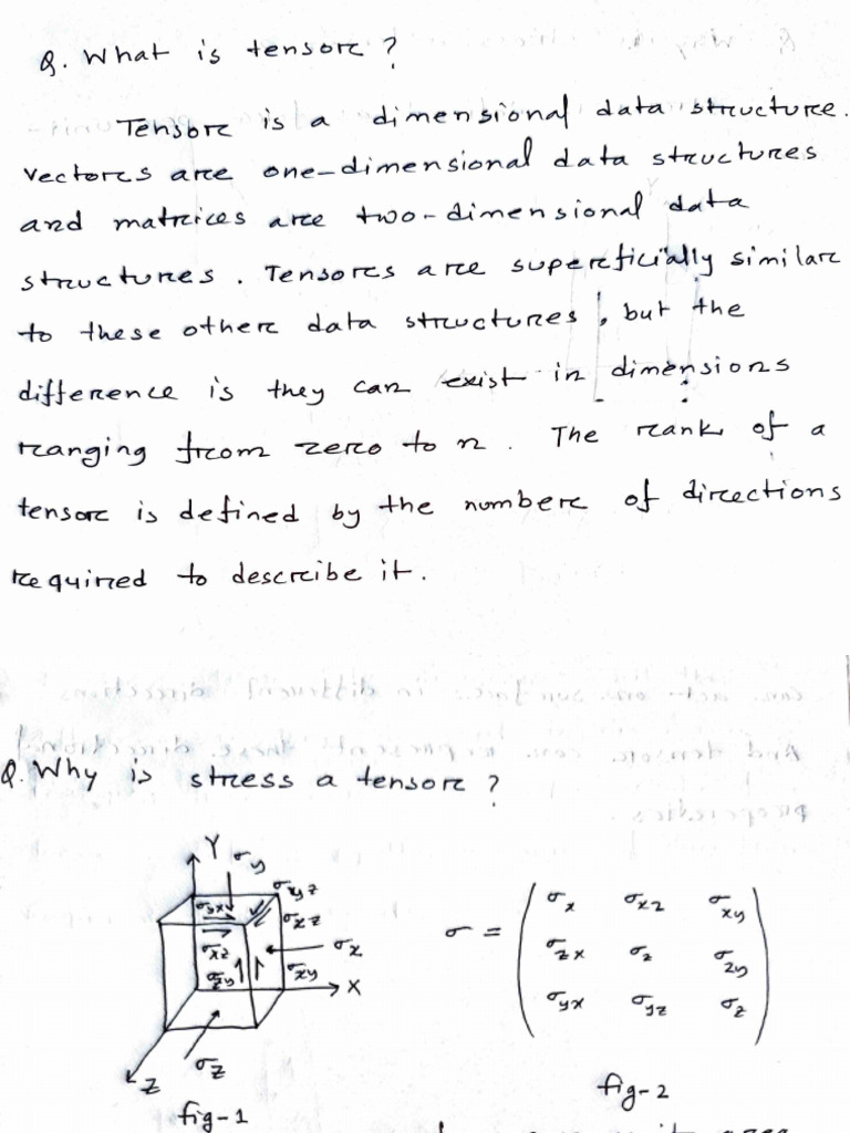 Tensor | PDF