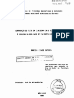 Comparação do teste de clonidina com tti