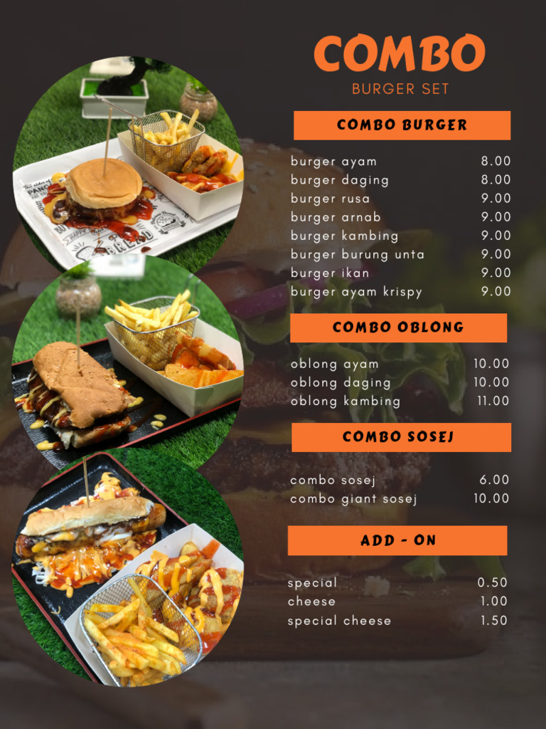 Menu ABCClatest | PDF | Foods | Cuisine