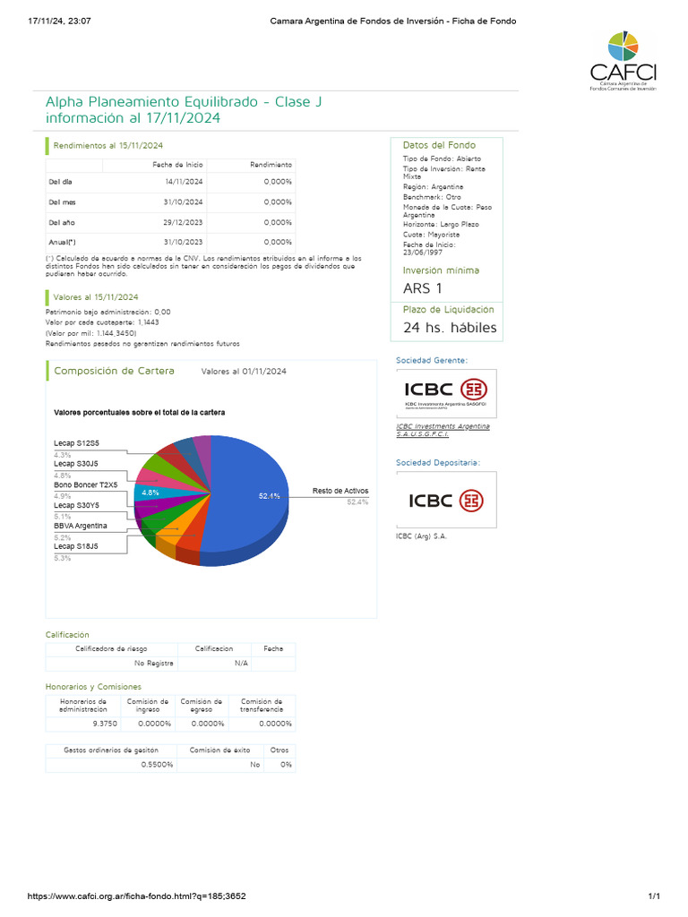 Rendimiento Fondo Alpha en Pesos | PDF | Inversiones | Dinero
