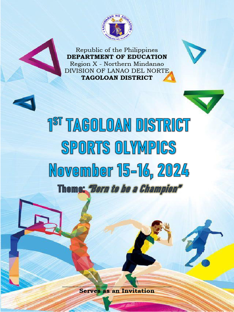 District Sports Olympics 2024 Invitation | PDF