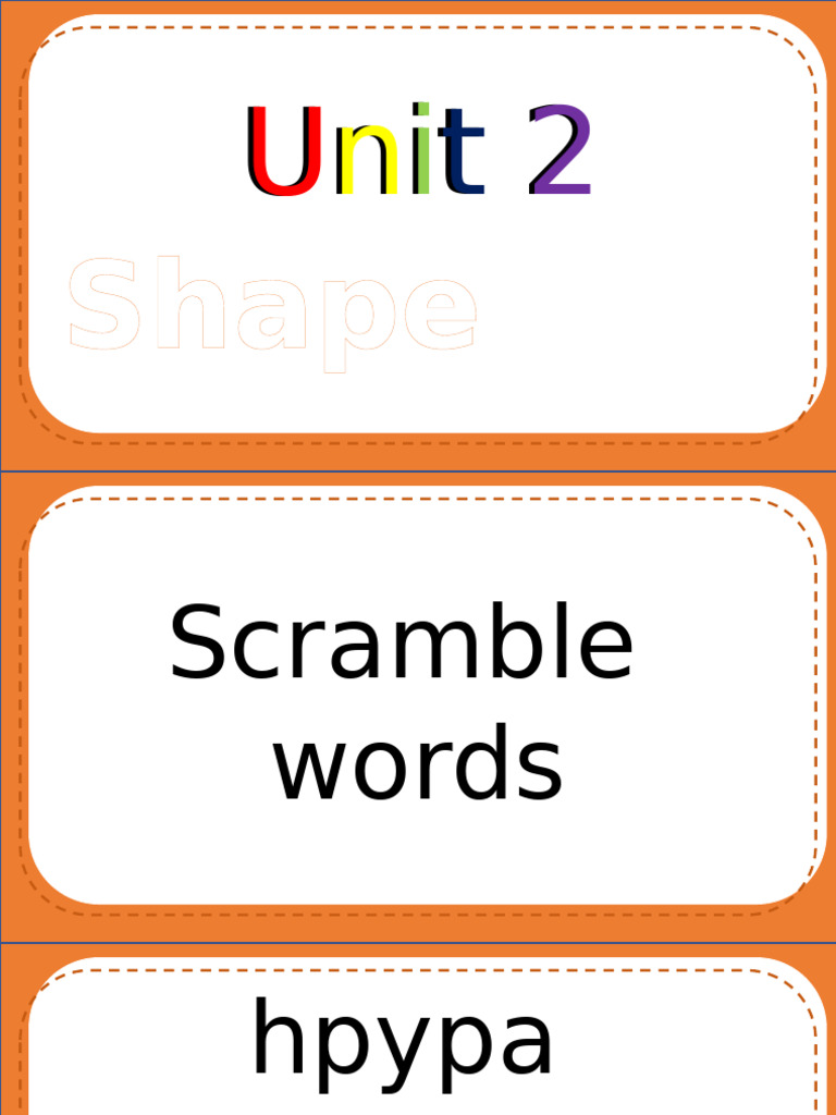 SS2 U2 Shape | PDF