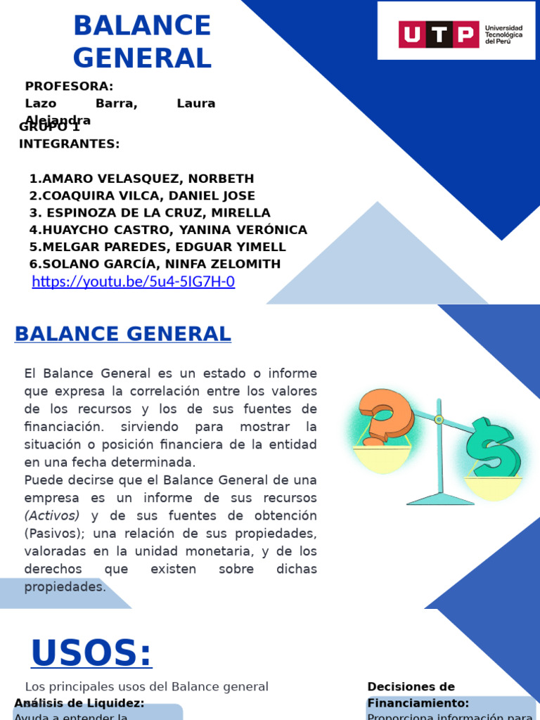 Guía del Balance General Empresarial | PDF | Hoja de balance | Business