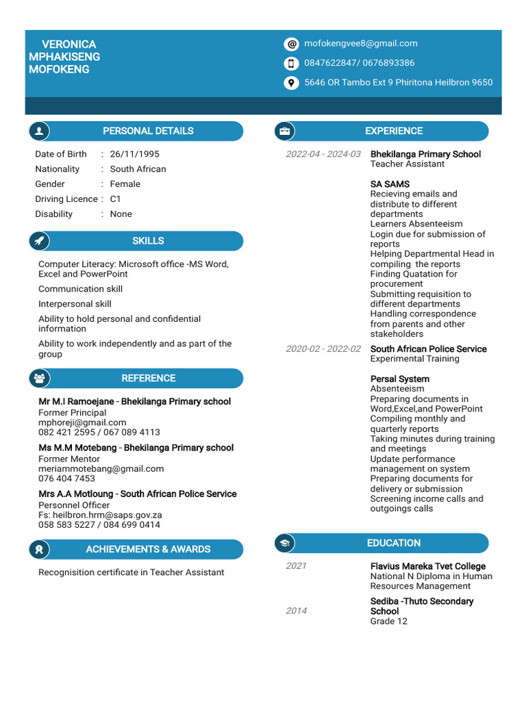 V.M Resume | PDF
