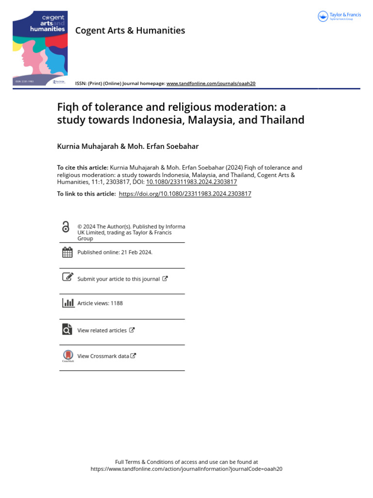 Fiqh of Tolerance in Southeast Asia | PDF | Pawnbroker | Qualitative ...