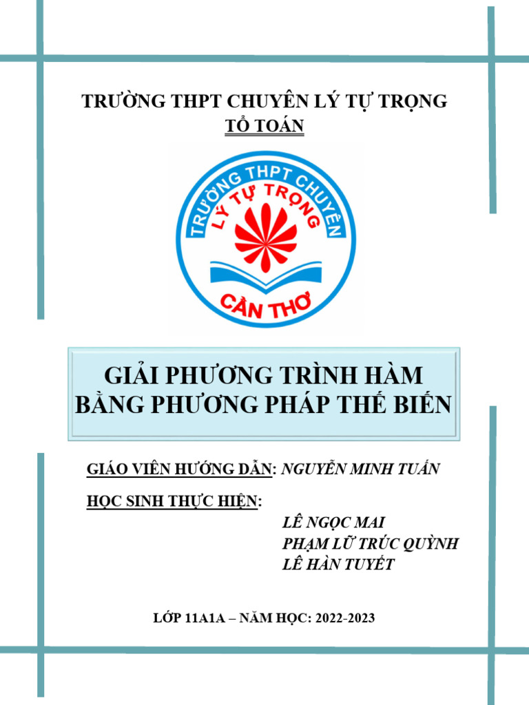 chuyn đề | PDF