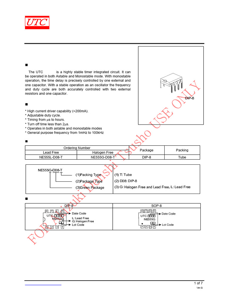 ne555 | PDF | Electromagnetism | Digital Electronics