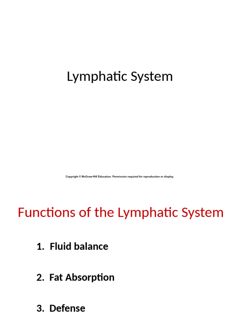 Lymphatic System Pdf Lymphatic System Immune System