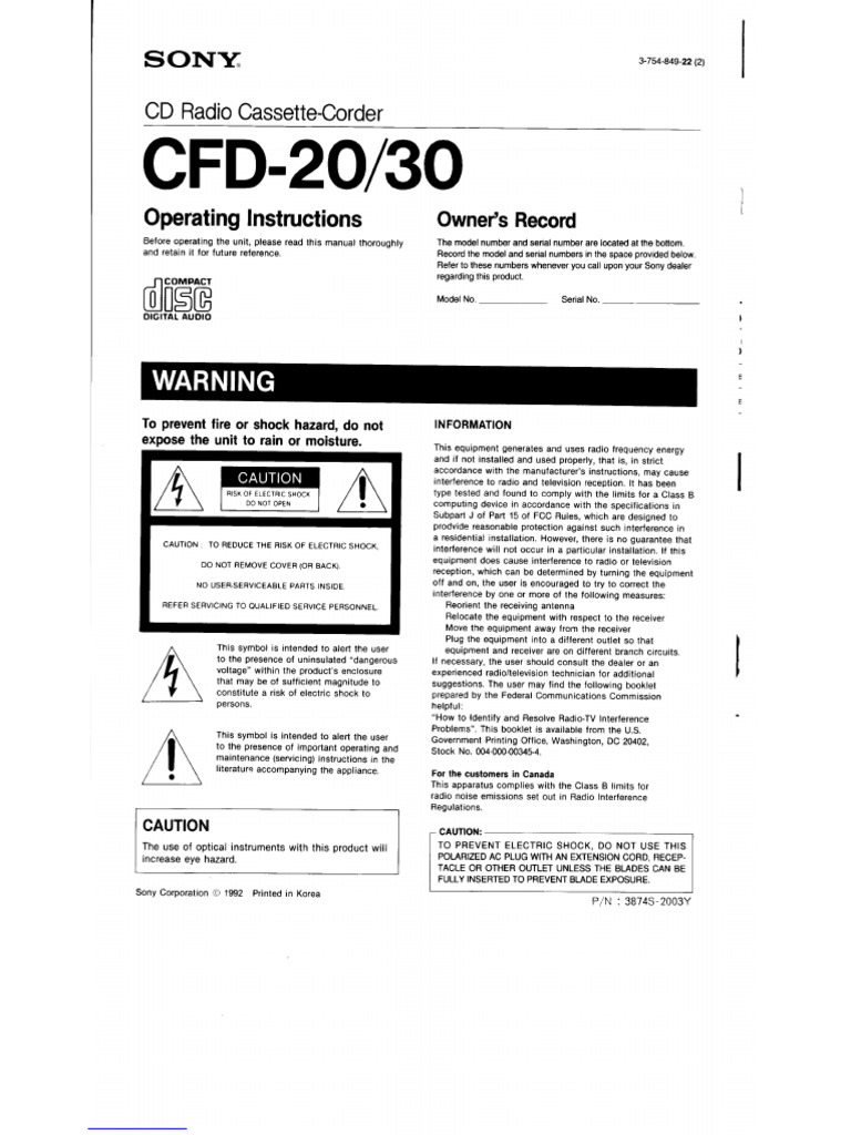 CFD 20 | PDF