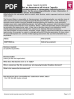 QCAT Health Professional Report Form | PDF | Dementia | Mental Disorder