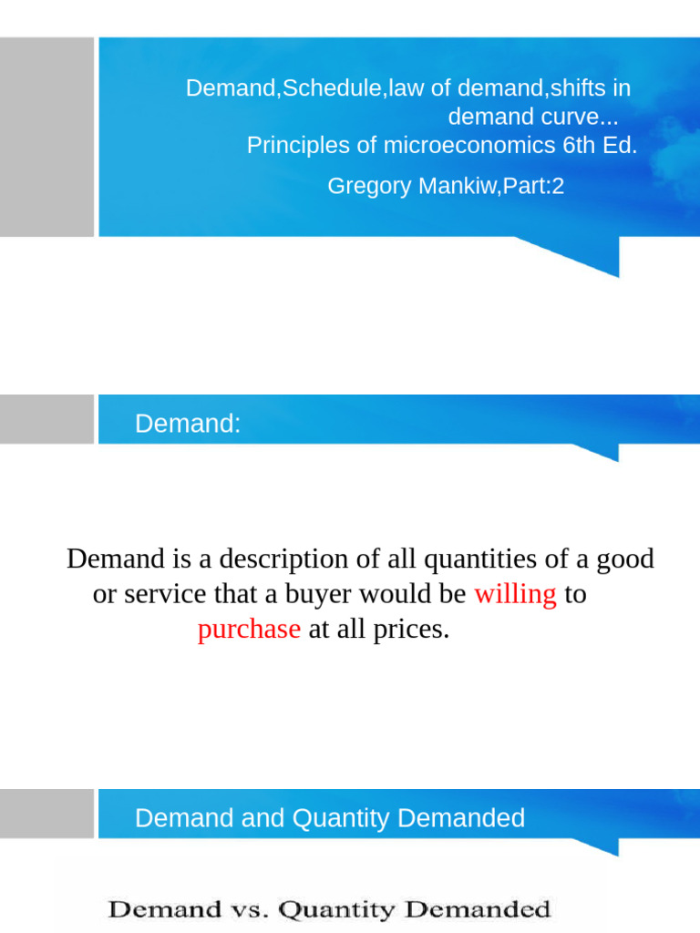 Demand & Supply Framework | PDF | Elasticity (Economics) | Supply ...
