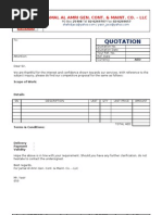 Quotation Format