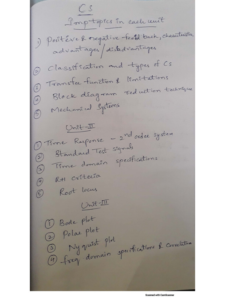 CS Imp Topics in 5 Units | PDF