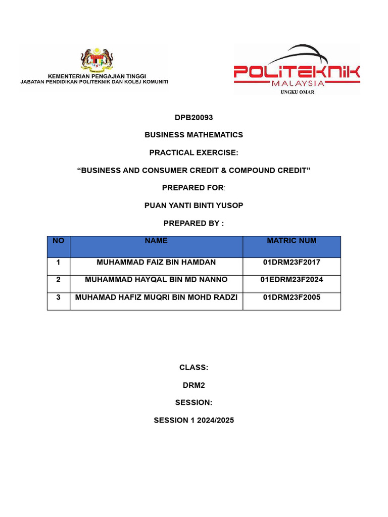 Busmath Pe | PDF | Business | Finance & Money Management