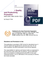 [E-Book] Six Sigma for Quality and Productivity Promotion by Sung H. Park