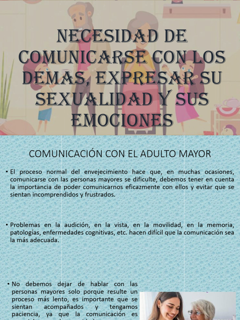 Comunicación y sexualidad en la vejez | PDF | Vejez | Adultos
