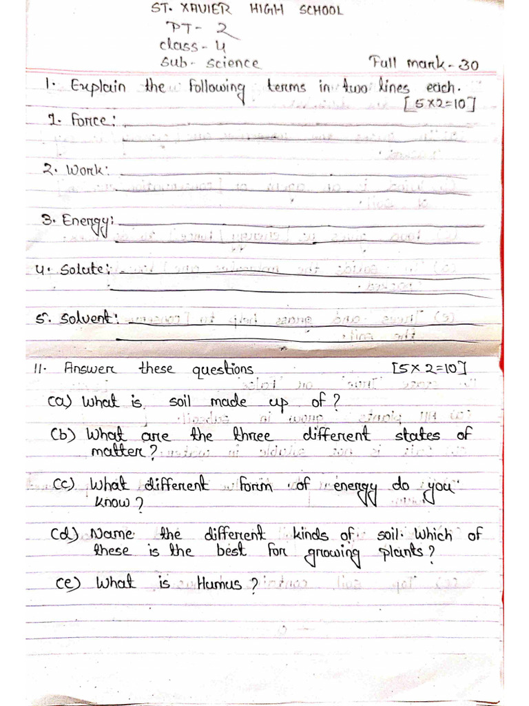 STD 4 Science | PDF