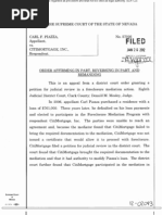 EVALUATE THE ASSIGNMENTS SAYS THE SUPREME COURT - Carl Piazza v. Citimortgage - Supreme Court "Mediation, Directs Dist. Ct. To Evaluate Assignments