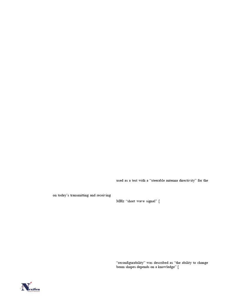 A Study of Reconfigurable Multiband Ante | PDF | Antenna (Radio ...