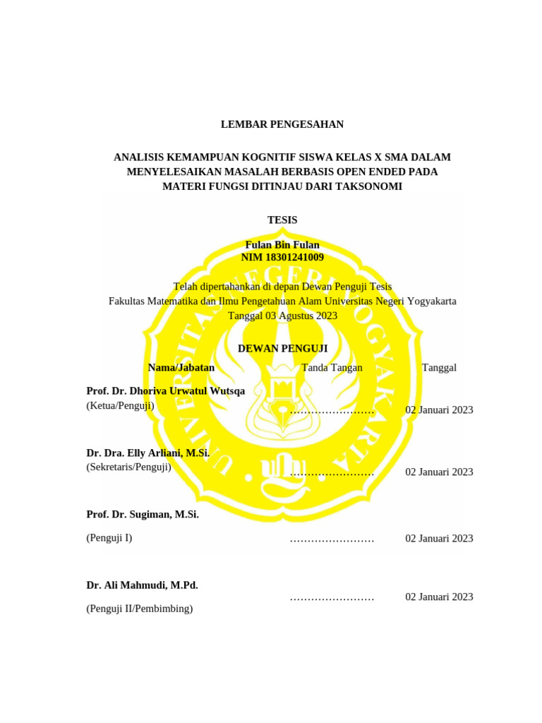 Analisis Kemampuan Kognitif Siswa Kelas X | PDF