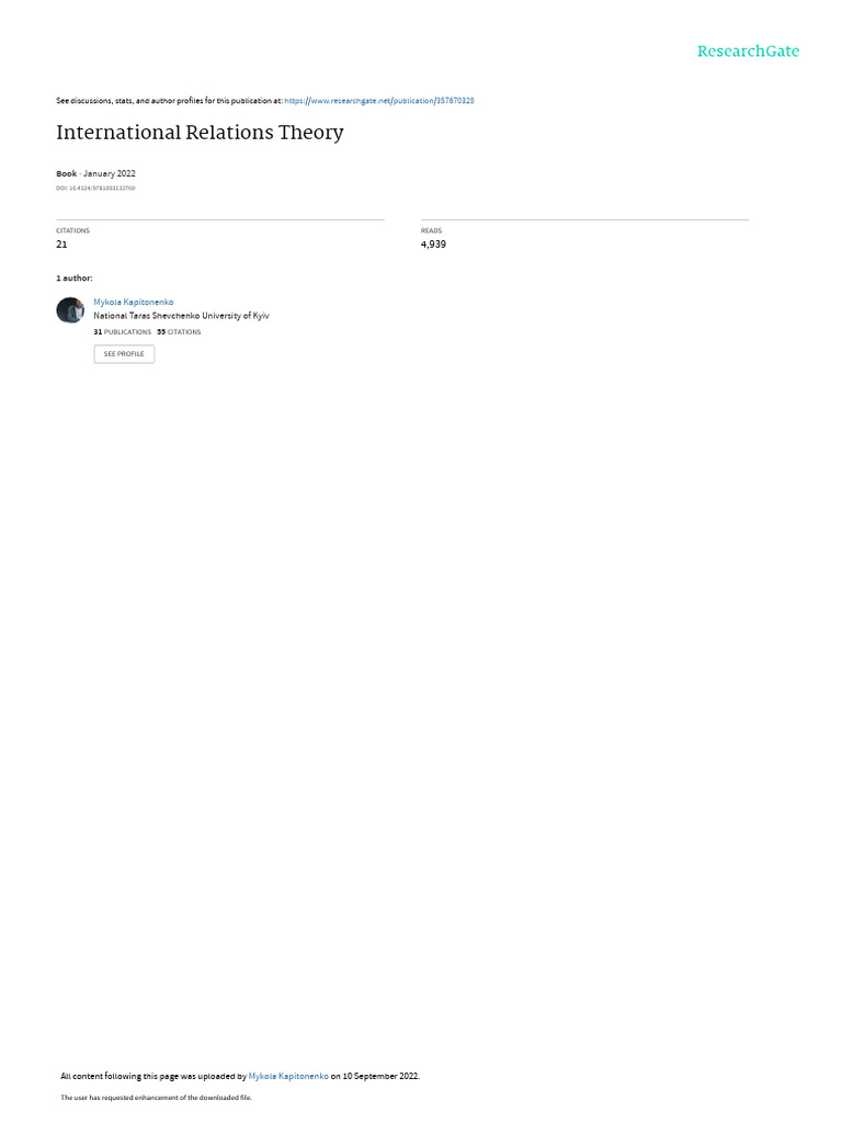 WHAT IS INTERNATIONAL RELATIONS THEORY PDF visual data 3