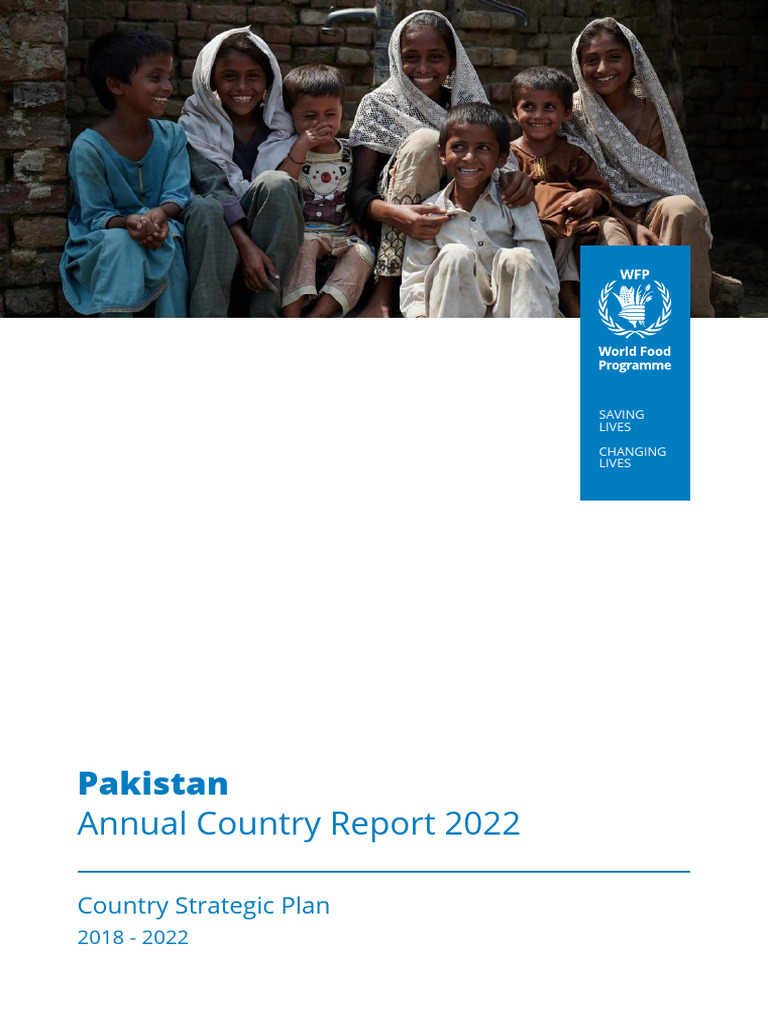 Pakistan WFP Annual Report 2022 | PDF | World Food Programme | Food ...